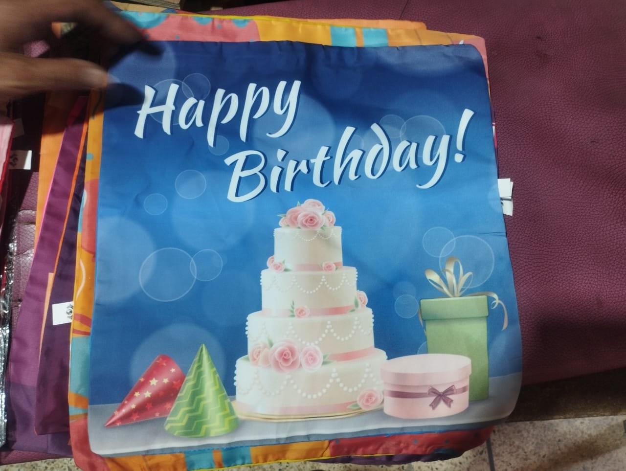 Happy Birthday Cushion 20 Happy Birthday Cushion - Image 20