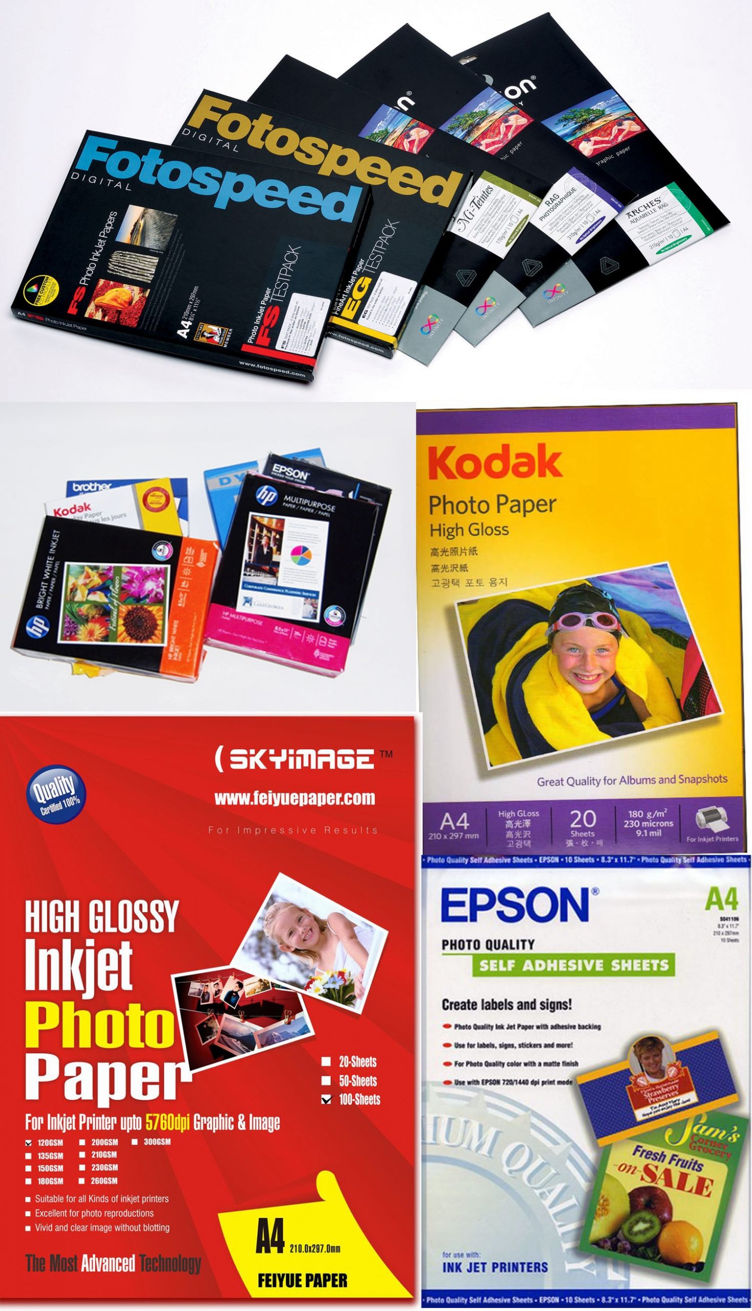 inkjet glossy photo paper 4x6 230gsm