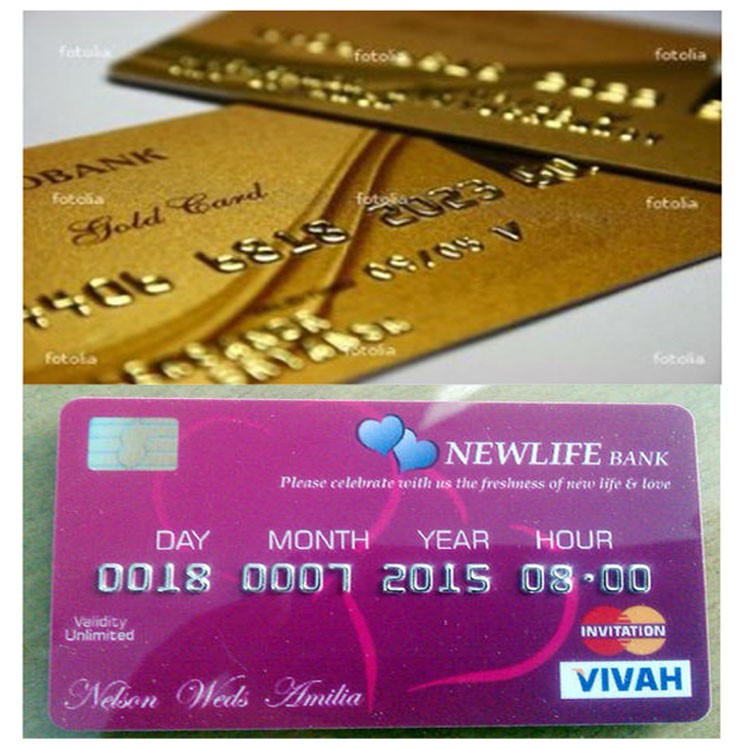 PVC Cards Printing 3 PVC Emboss Card