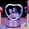 Custom Transparent Heart Cube 2 Custom Transparent Heart Cube