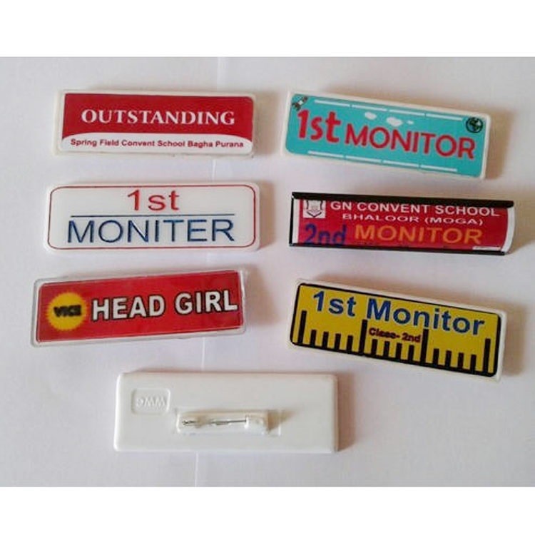 Customize Name Tag Pin Badge