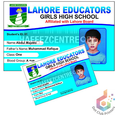 PVC Cards Printing 13 PVC Student Cards Printing