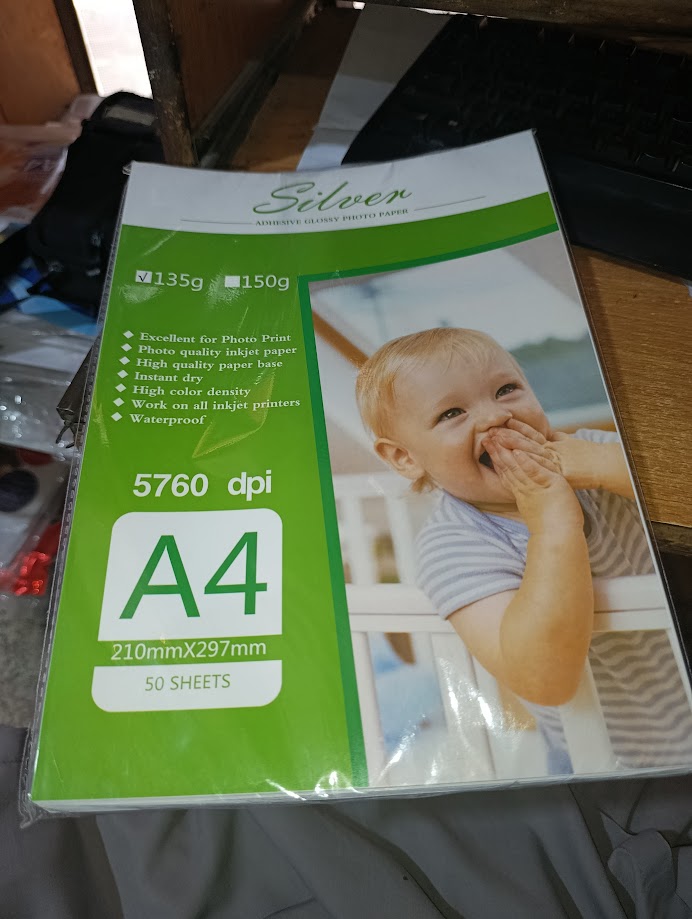 inkjet Glossy photo sticker paper