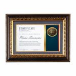 Certificate Award Printing with Photo Frame