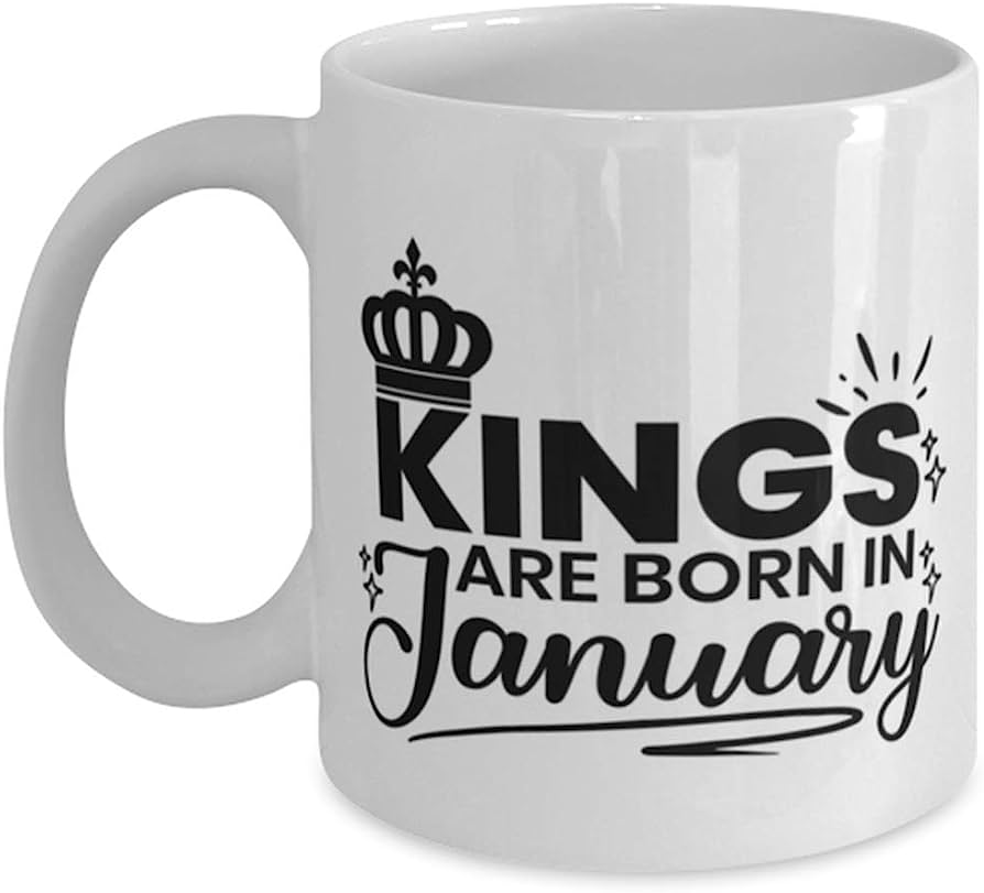 Mug Printing 14 Kings Born in January Mug Printing