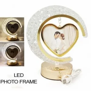 Heart Moon Led Photo Frame