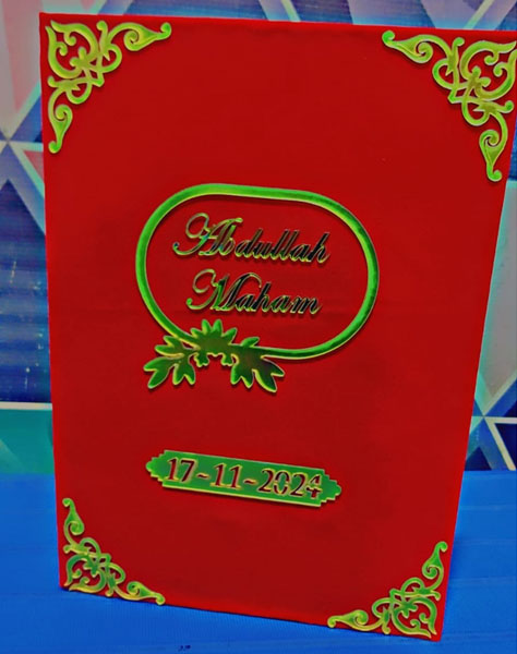 Nikkah Album Thumb Book With Box