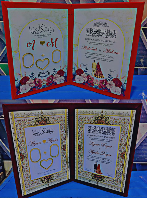 Nikkah Album Thumb Book With Box