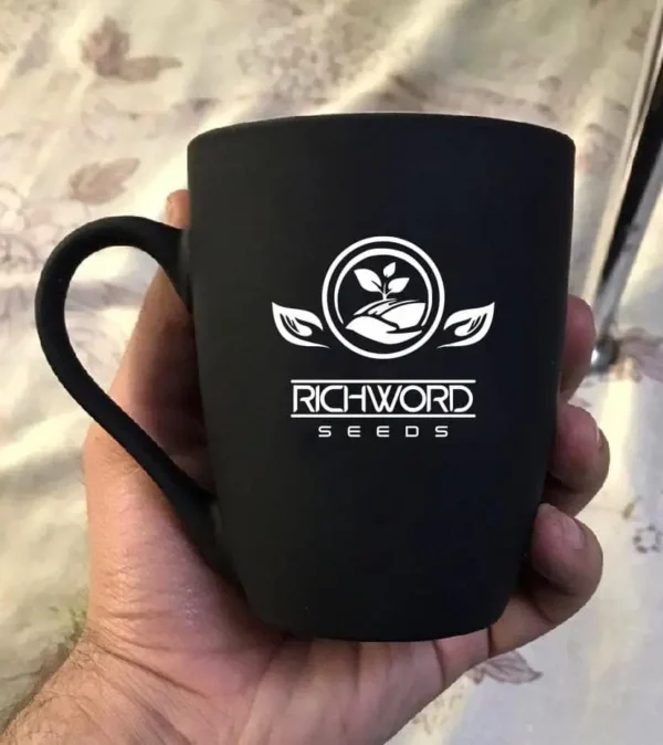 Matt Black Mug with engrave printing 1 Matt Black Mug with engrave printing